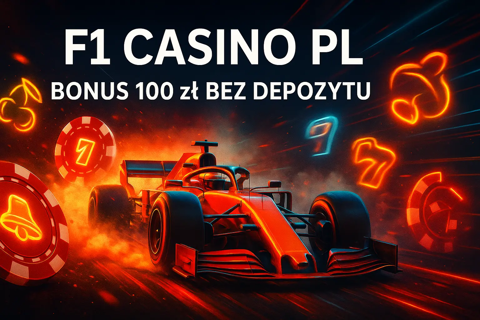 F1 Casino bonus bez depozytu 100 zł i pakiet 1220 %