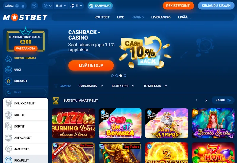 Mostbet casino