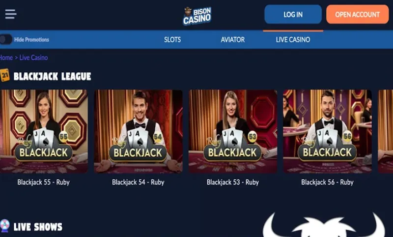 Bison casino